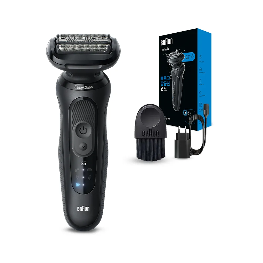 BRAUN 시리즈5 52-N1000s 전기면도기 블랙