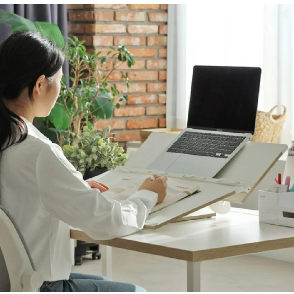 이룸 프라임 2단 필기 독서대 P360(W), 화이트
