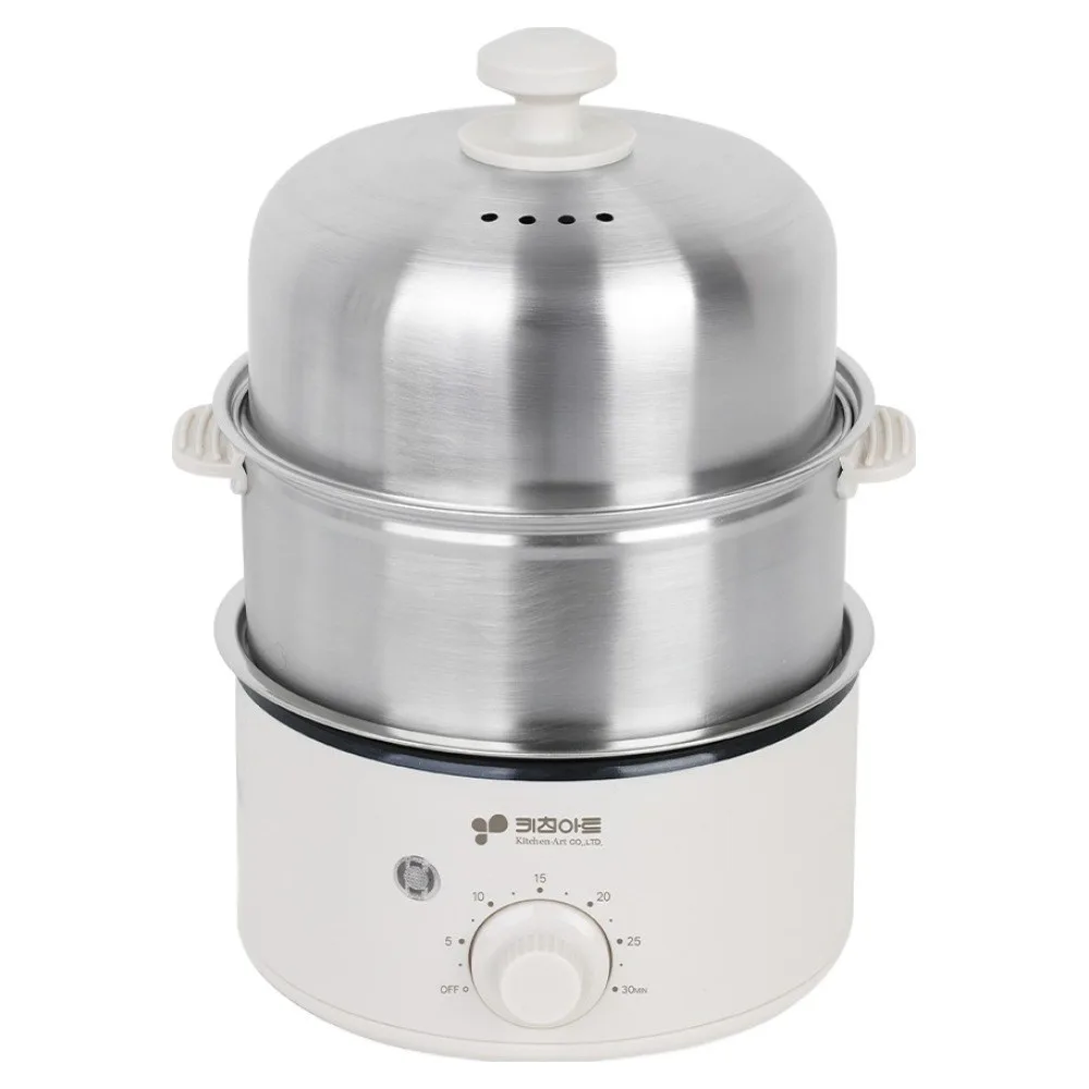 키친아트 풀스텐 2단 계란찜기 KA-8125C2