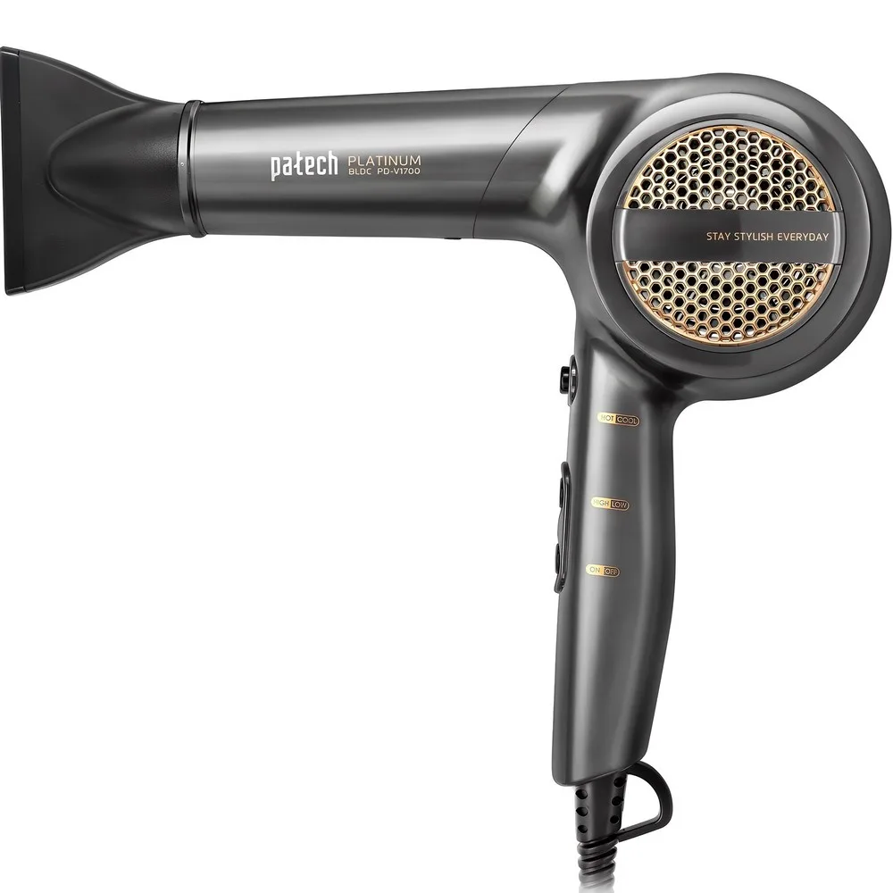 파테크 BLDC 헤어드라이어 1850W PD-V1700 다크실버