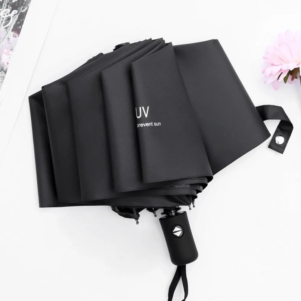 디아쿠아 프리미엄 UV 암막 3단 자동 우양산 블랙