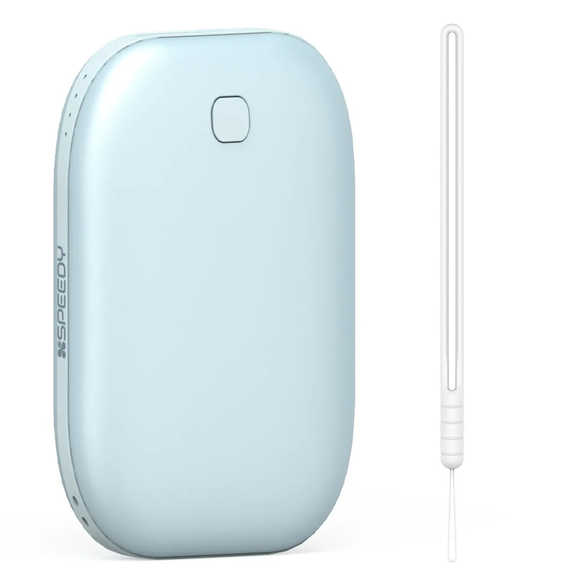 스피디 양면발열 손난로 겸용 보조배터리 5200mAh, SPE-B2DHWP01, 블루